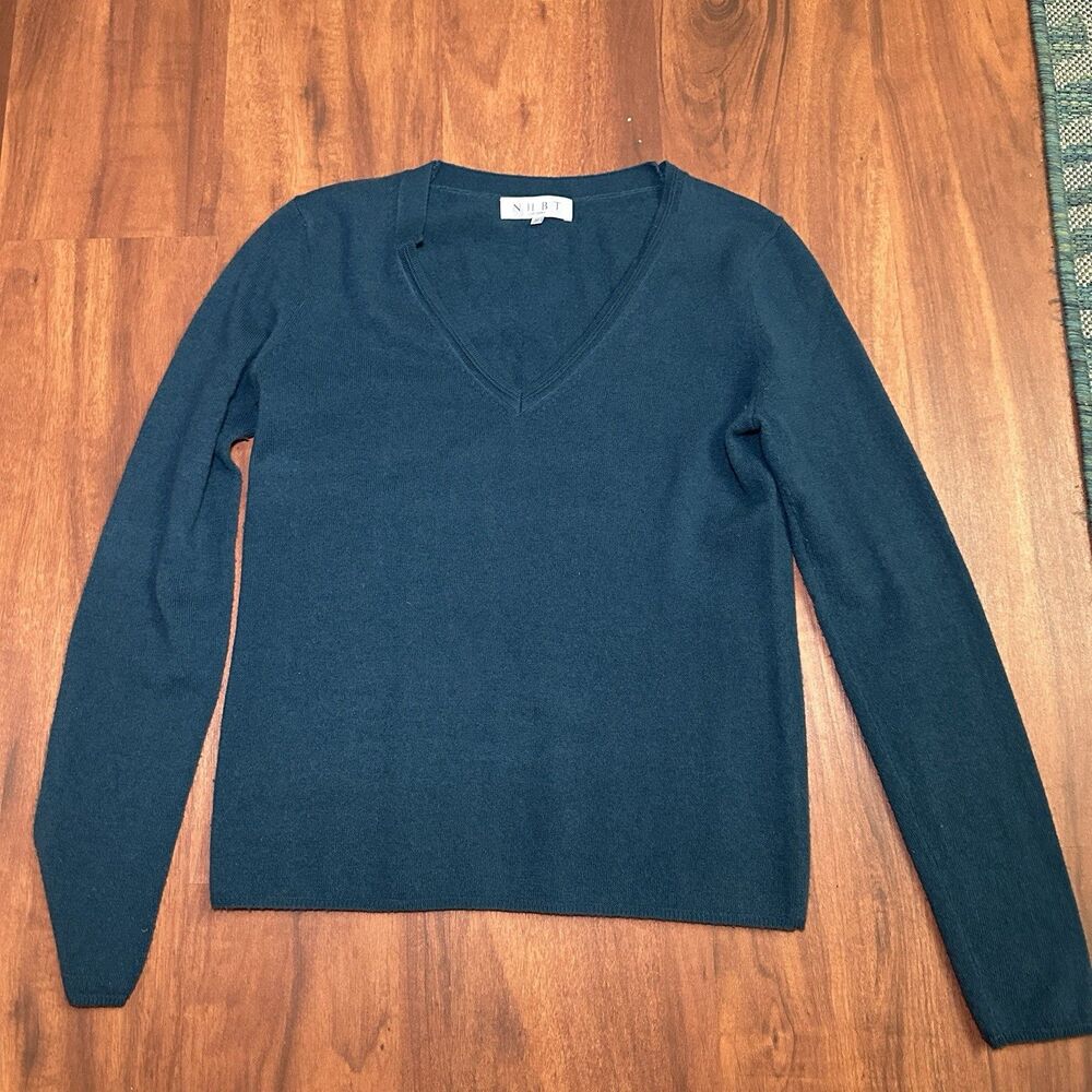 NHBT Womens Cashmere Wool Blend Sweater M